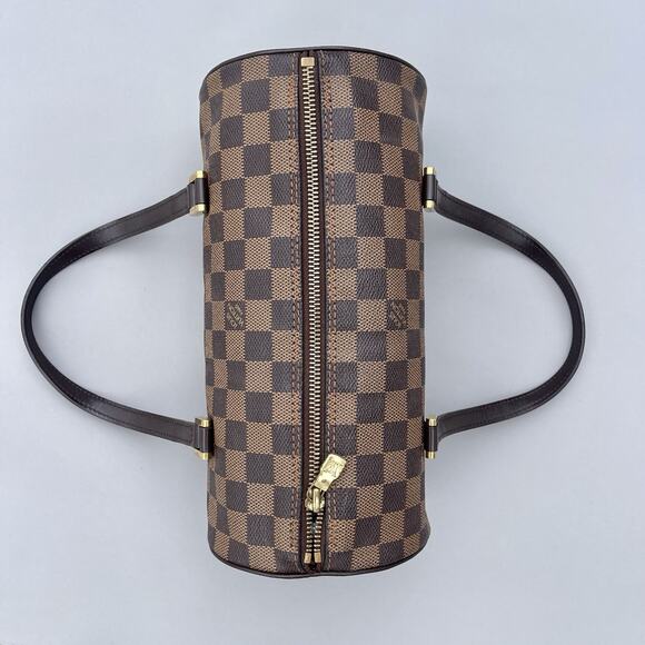 Louis Vuitton Papillon Damier Ebene Duffle 26 Brown Canvas shoulder Bag - Picture 8 of 14